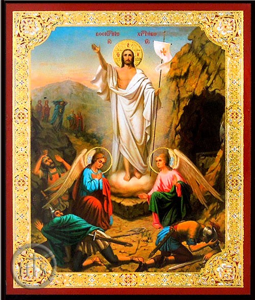 Image - Resurrection of Christ, Christian Orthodox Mini Icon