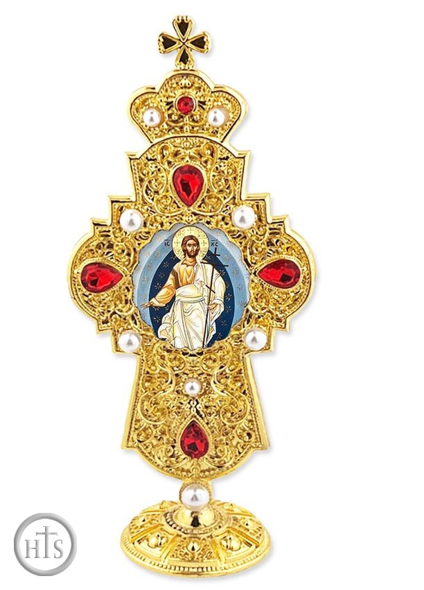 Photo - Resurrection of Christ, Orthodox Icon in Standing Cross