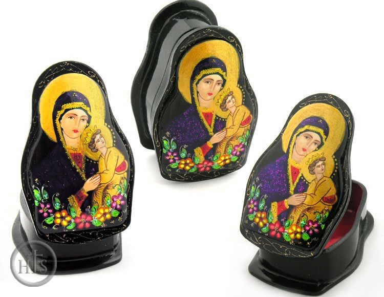 Pic - Rosary Keepsake Box, Hand Painted