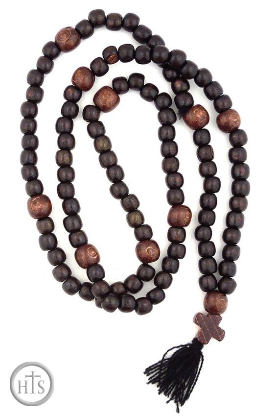 Pic - Rosary Prayer Beads Rope, 100 Knots