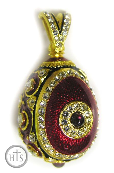 Image - Royal Faberge Style Egg Pendant
