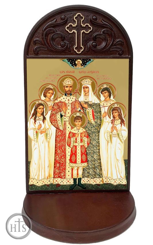 Photo - The Royal Family Icon Wooden Shrine With Shelf 
