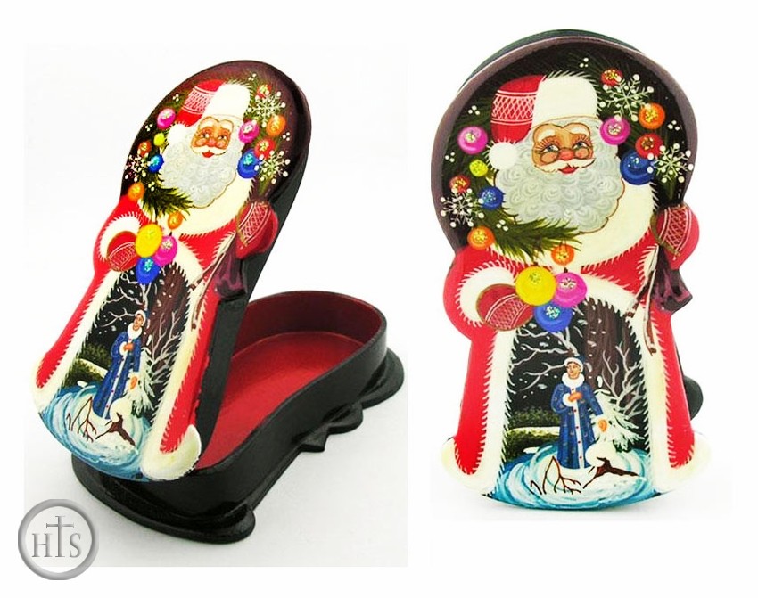 Product Pic - Santa Claus Keepsake Box, Hand Painted