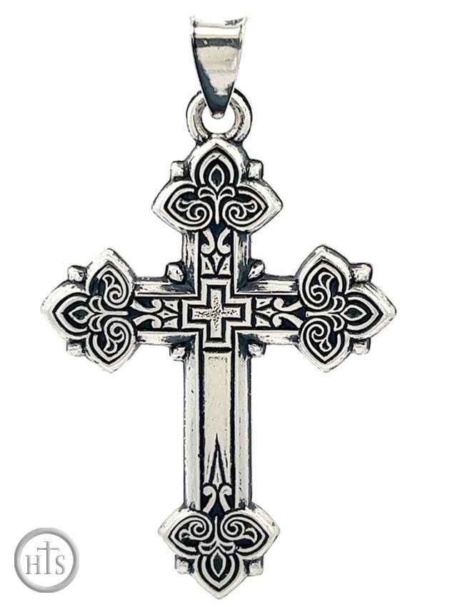 Product Photo - Sterling Silver Cross, 1 1/4