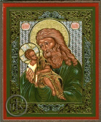 Product Picture - Simeon Presenting the Christ Child, Orthodox Mini Icon