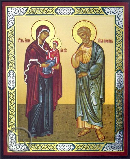 Pic - Saint Anna and Saint Joachim, Parents of Virgin Mary, Mini Icon