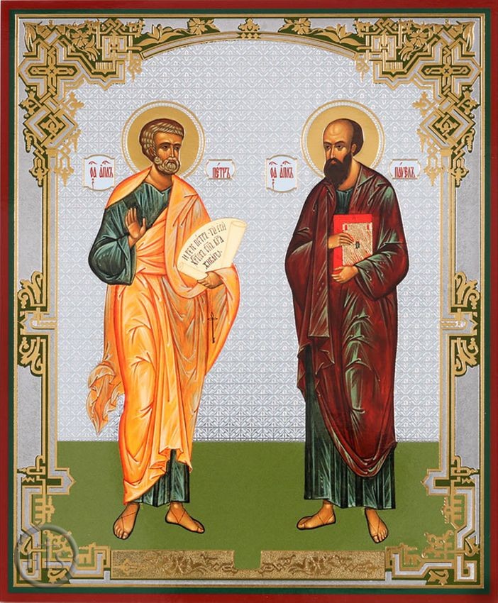 HolyTrinityStore Picture - St Peter & St Paul the Apostles, Orthodox Christian Icon