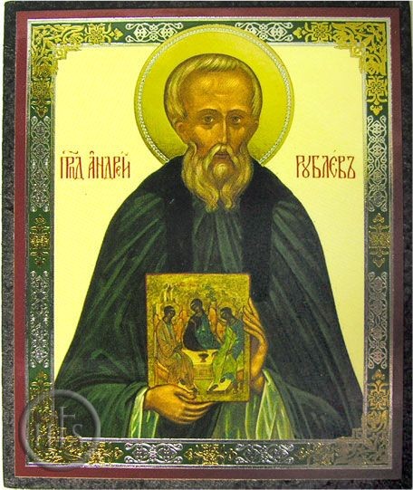 Pic - Saint Andrey Rublov, Icon Writer, Orthodox Christian Mini Icon