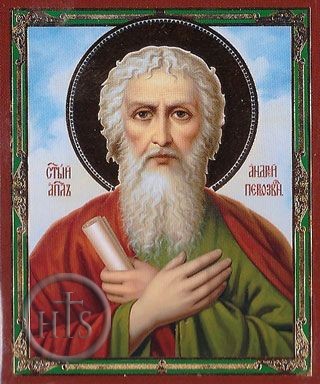 HolyTrinityStore Picture - Saint  Andrew, Orthodox Christian Mini Icon