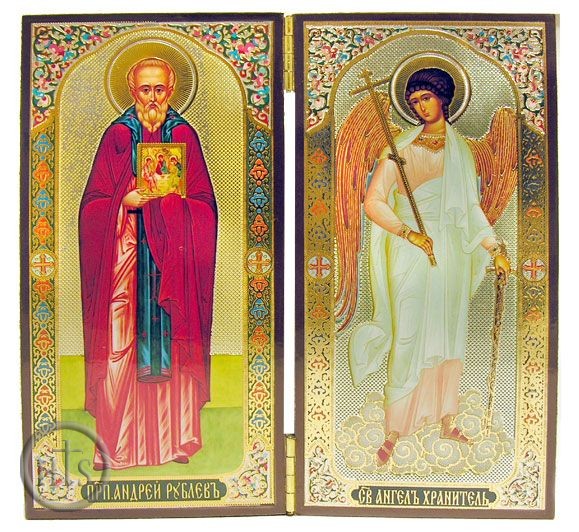 Product Image - St Andrey Rubllev and Guardian Angel Dyptych