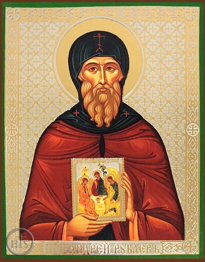 HolyTrinityStore Picture - Saint Andrey Rublov, Orthodox Christian Icon