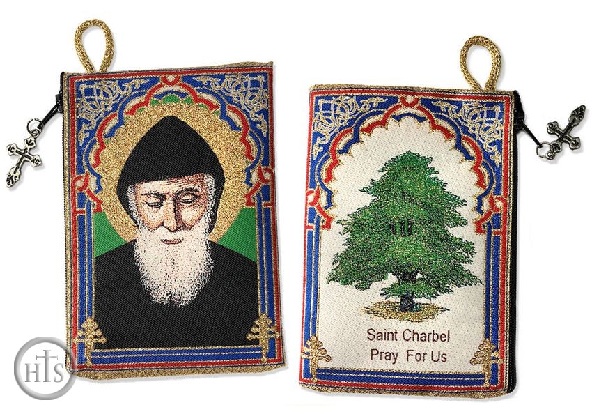Product Picture - Saint Charbel (Makhlouf), Rosary Pouch Case