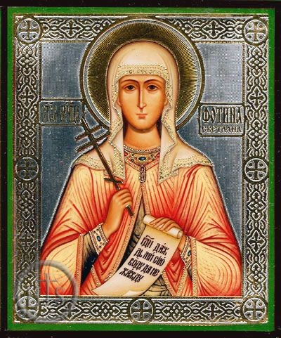 HolyTrinityStore Photo - St Mother Fotina (Svetlana), Orthodox Christian Icon, Small