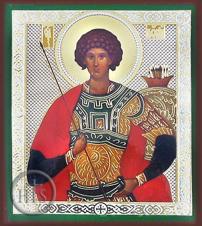 Picture - St. George,  Orthodox Christian Mini Icon