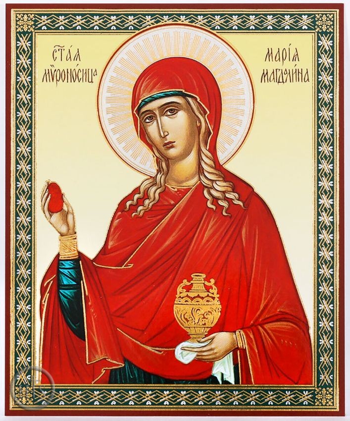 Picture - St. Mary Magdalene with Red Egg, Orthodox Christian Icon