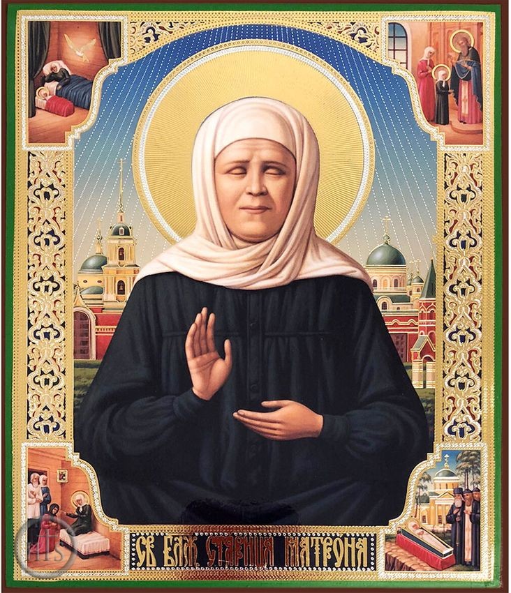 Image - Saint Matrona the Blind of Moscow, Orthodox Christian Icon