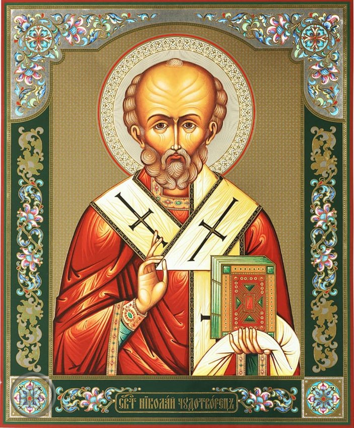 HolyTrinityStore Image - St Nicholas the Wonderworker, Orthodox Christian Icon