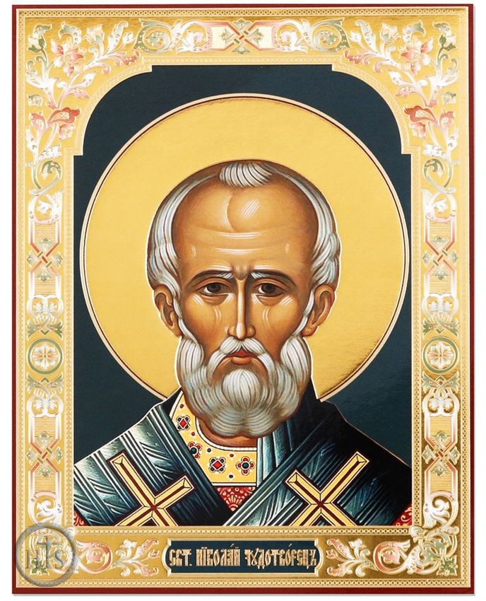 Picture - St Nicholas the Wonderworker, Orthodox Christian Icon