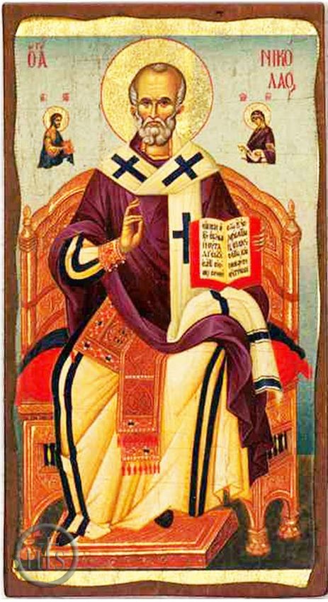 Picture - Saint Nicholas, Orthodox Christian Serigraph Panel Icon