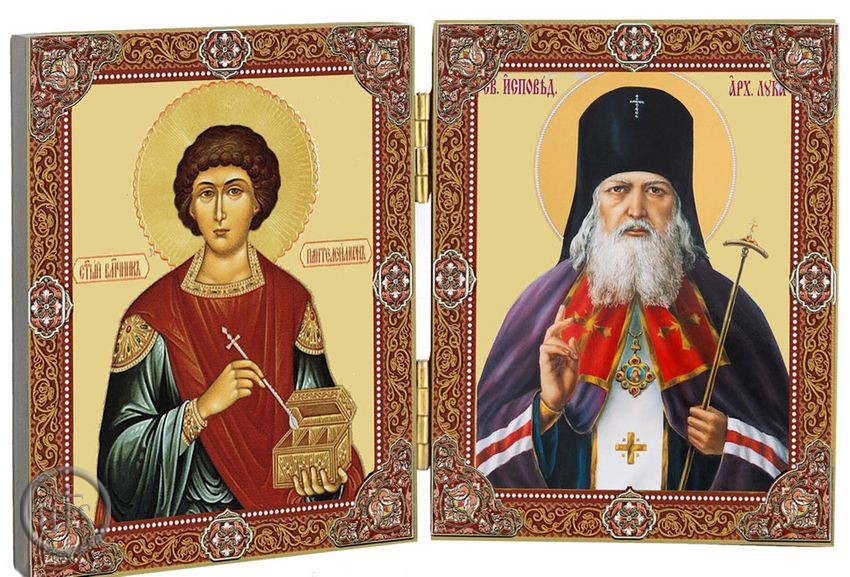 Product Picture - Saint Panteleimon and Saint Luke (St Luka), Diptych 