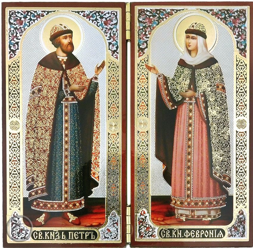 Product Pic - Saints Peter and Fevronia of Murom, Diptych
