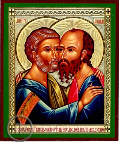 Product Photo - St Peter & St Paul the Apostles, Orthodox Christian Icon