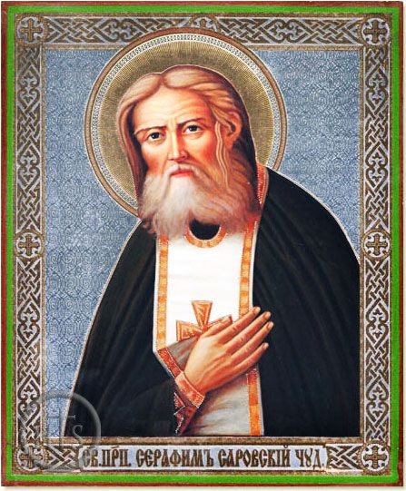 HolyTrinityStore Picture - St Seraphim Sarovsky, Orthodox Icon, Large