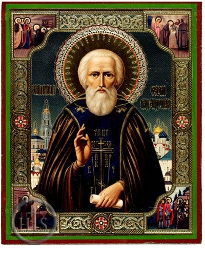 HolyTrinityStore Image - St Sergey Radonezsky, Orthodox Christian Icon