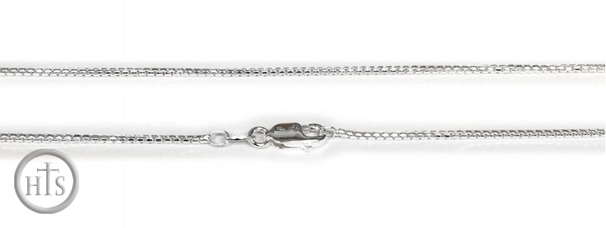 Picture - Sterling Silver 925 Stamped Chain, 24