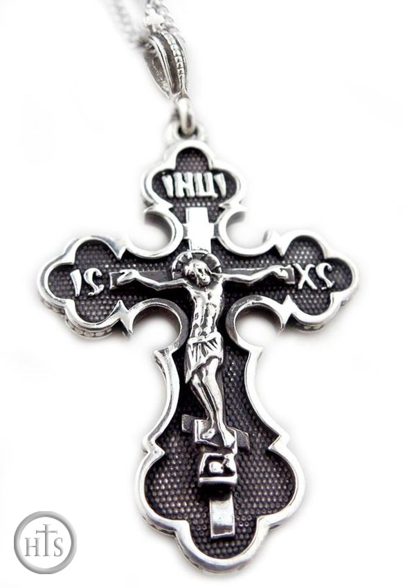 Image - Sterling Silver 935 Cross with Corpus Crucifix