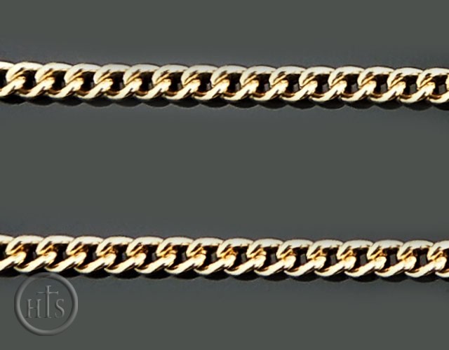Photo - Sterling Silver, 24 KT Gold  Plated Chain