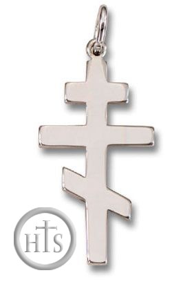 Photo - Sterling Silver Three Barred Orthodox  Cross, 1