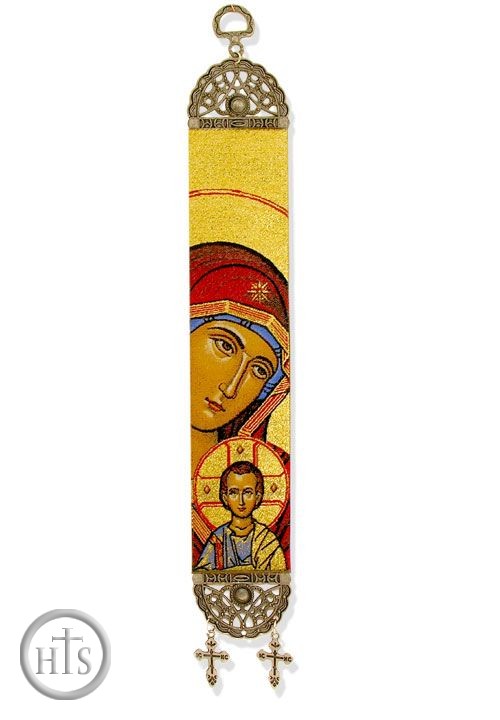 Product Image - Virgin Of Kazan, Textile Art  Tapestry Icon Banner, 13