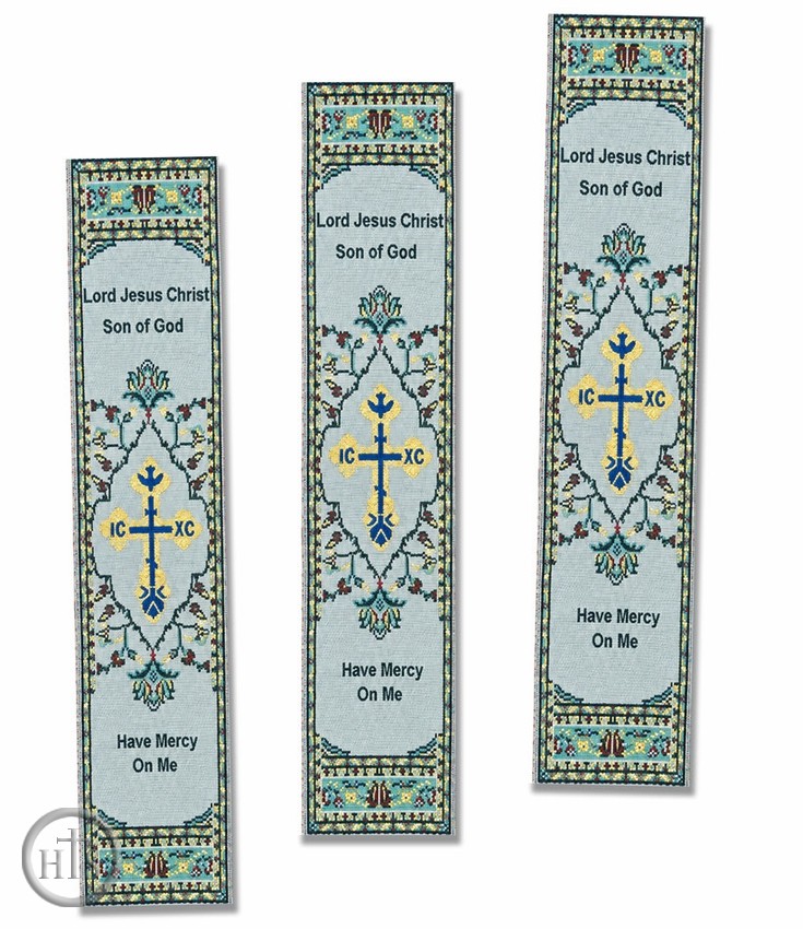 Pic - Tapestry Icon  Book Marker With Jesus Prayer,  Set of 3
