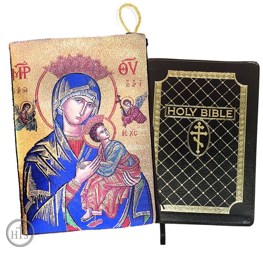 HolyTrinityStore Photo - Virgin Mary Perpetual Help, Tapestry Case for Bible, iPad