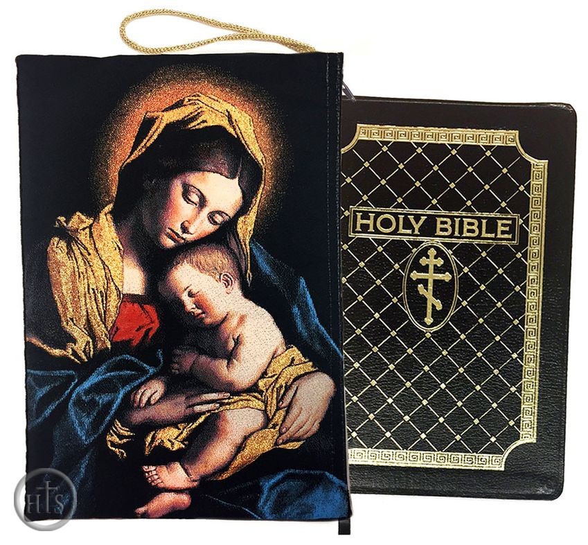 Product Picture - Madonna and Child, Tapestry Case for Bible, iPad