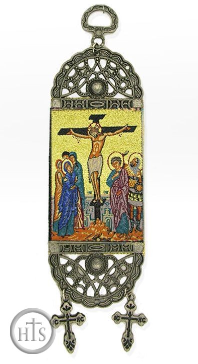 HolyTrinityStore Photo - Crucifixion, Tapestry Icon Banner, 7