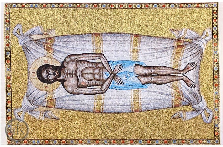 HolyTrinityStore Image - Plaschanitsa - Epitaphios Threnos, Textile Art Tapestry Cloth