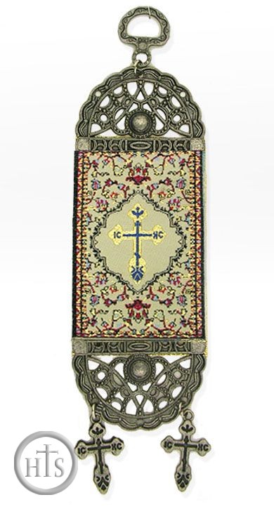Product Picture - IC XC Cross,  Tapestry Banner, RED, 7