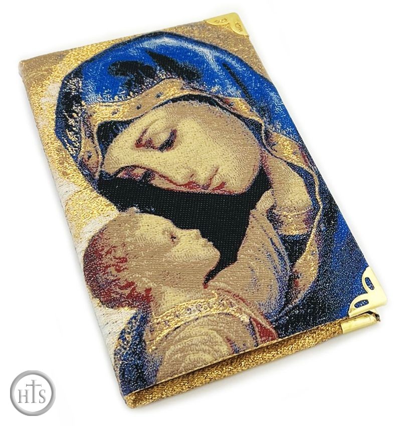 HolyTrinityStore Image - Virgin Mary and Christ, Tapestry Icon Notepad