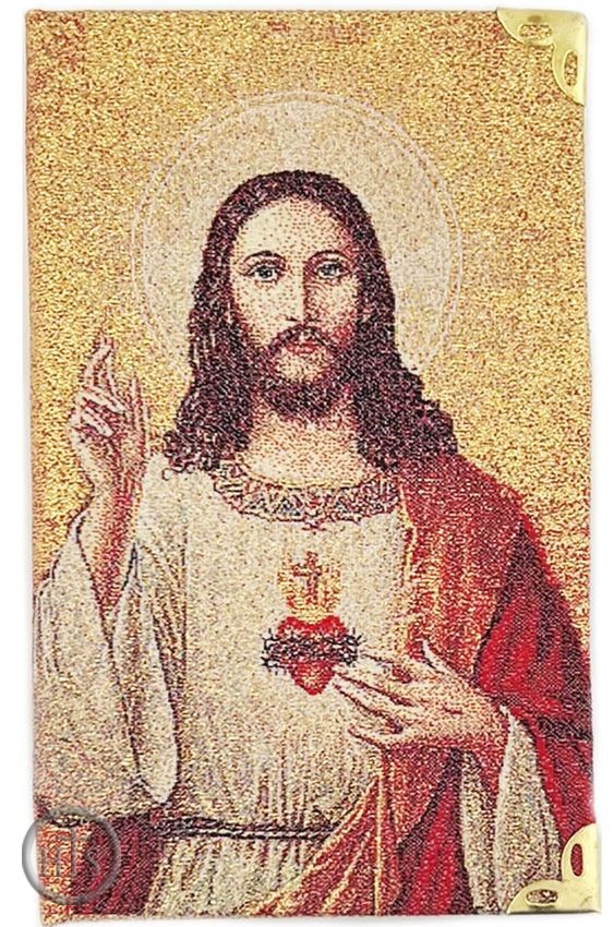 HolyTrinityStore Picture - Sacred Heart of Jesus, Tapestry Icon Notepad