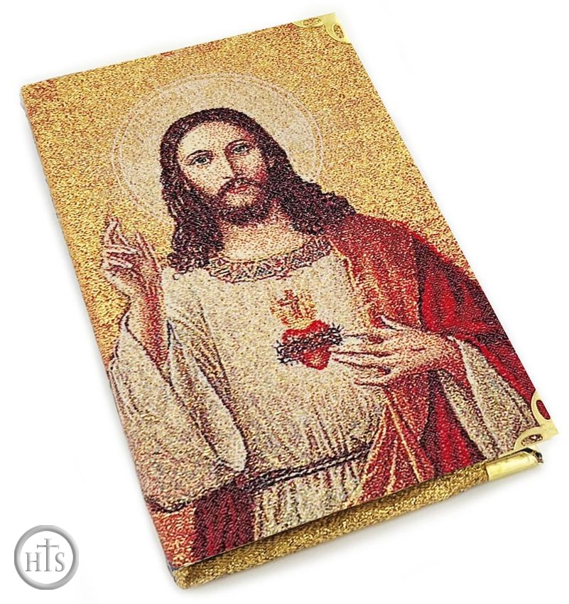 Product Image - Sacred Heart of Jesus and Immaculate Mary, Tapestry Icon Notepad