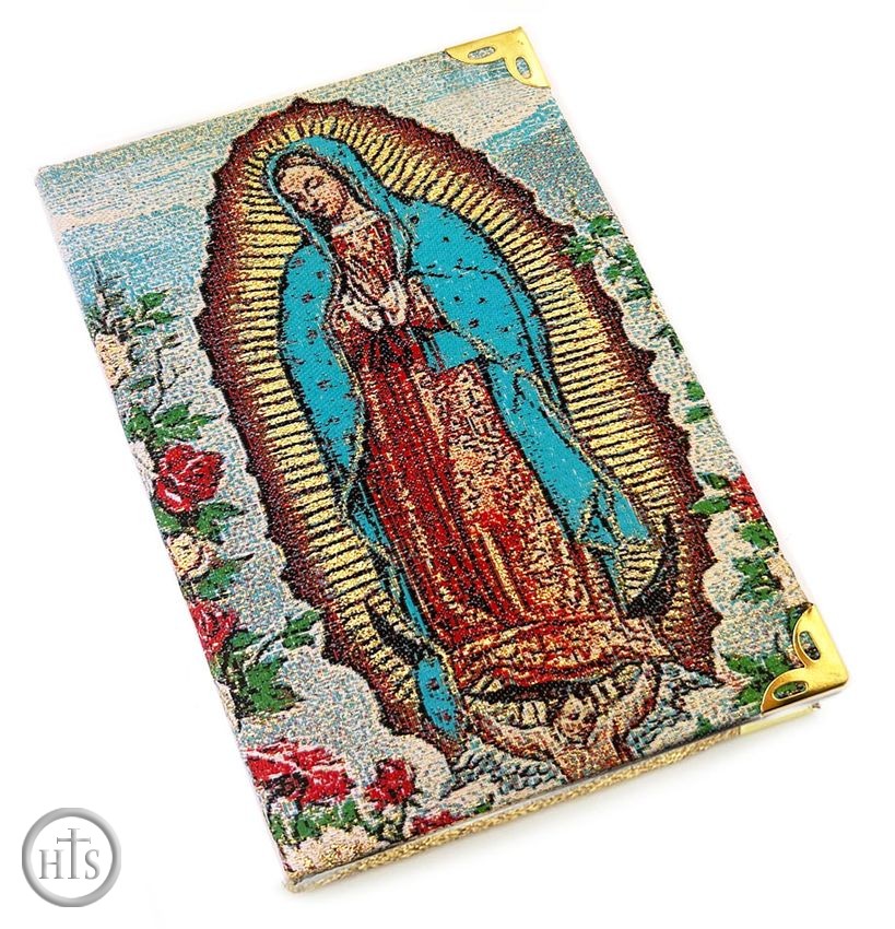 Photo - Our Lady of Guadalupe / The Cross, Tapestry Icon Notepad