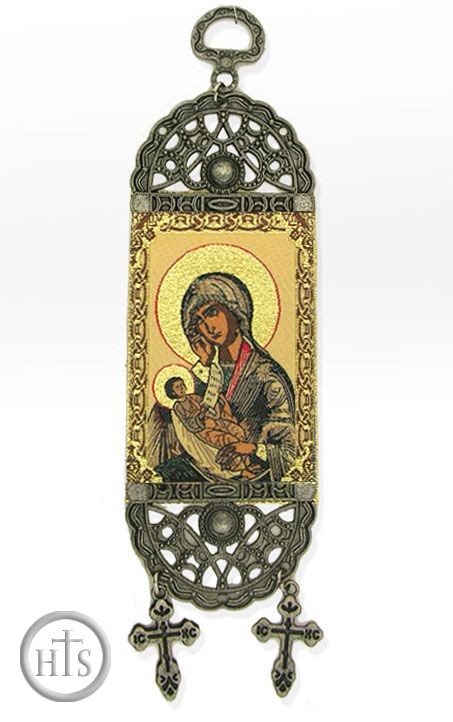 Image - Virgin Mary and Child, Tapestry Icon Banner, 7