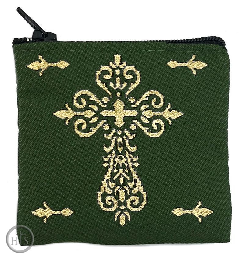 Picture - Tapestry Reversible Holder for Rosary with Cross