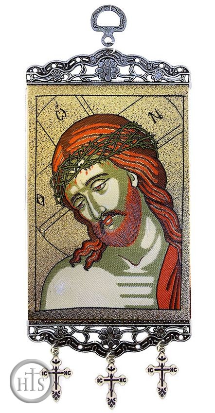 Product Pic - Jesus Christ, Tapestry Icon Banner, ~10