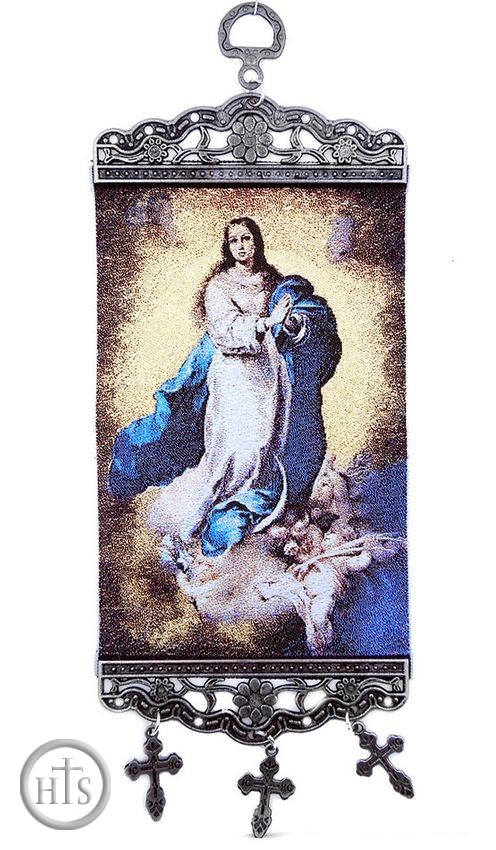 Pic - The Immaculate Conception, Tapestry Icon Banner, ~10