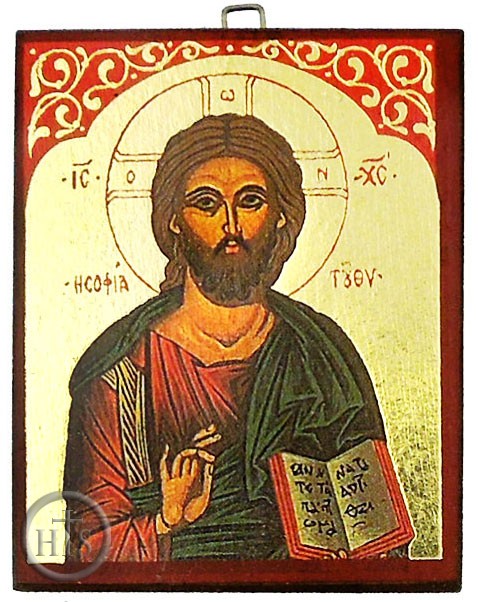 Image - Christ The Teacher, Greek Orthodox Byzantine Mini Icon