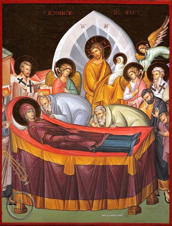 HolyTrinity Pic - The Dormition of The Virgin Mary, Orthodox Icon, G5