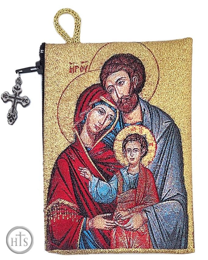 Pic - The Holy Family, Rosary Pouch Case